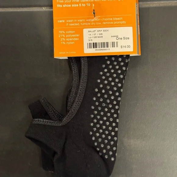 Lucy ballet grip sock - Picture 3 of 5